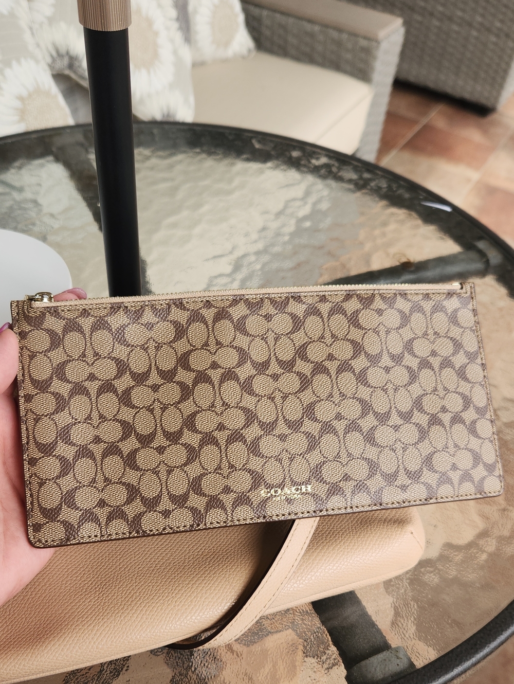 Coach East/West Pop Crossbody Beige, F52881 - Picture 13 of 16
